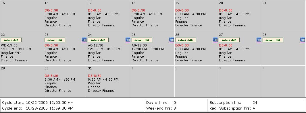 self schedule unit schedule new